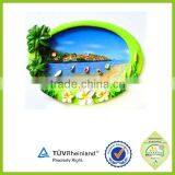 Heart Shape Raised Logo Paris Souvenir 3D PVC Magnet Fridge Magnet thumbnail-3