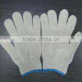 Natural White Color Mens Knitted Poly Cotton Glove thumbnail-1