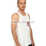 Mens Custom Bodybuilding Stringer Vest With Pocket thumbnail-4