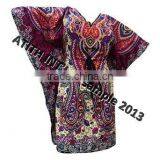 100% Polyester Printed Beachwear Kaftan thumbnail-6