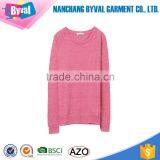 Wholesale Custom Printtin Women Dry Fit Pink Sweatershirt thumbnail-5