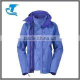 Custom Waterproof Ladies 3 in 1 Jacket for Outdoor Hiking
