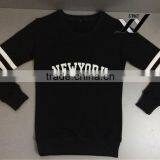 2014 NEW YORK Printing Black Women Long Sleeve Cotton Sweatshirt thumbnail-1
