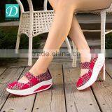 Women Casual High Sole Shoes 2016 Summer Fashion Breathable thumbnail-1
