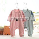 Wholesale Baby Cotton Romper Cute Design Bodysuit Long Sleeve Baby Onesie thumbnail-2