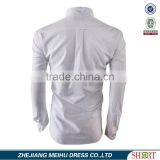 2017 Formal White New Brand Autumn Oxford Button- Down Collar Mens Slim Fit Warm Fashion Shirt thumbnail-2