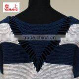 100%Acrylic Beside V Hollow Yarn , thumbnail-4