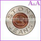 Custom Black Jeans Buttons thumbnail-2