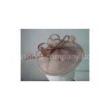 1.2cm Plastic Headband Fashion Sinamay Ladies'fascinators With Silk Flower & Feathers Trim thumbnail-1