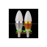 Low Price Led Candle Bulbs Crystal Light 3w E14 E12 E17 E27 E26AC85-285V/AC110V/AC220Vdimmable thumbnail-1