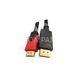 1.4V 2160p Flat High Speed HDMI Cables Gold Plated With 120HZ Refresh Rate