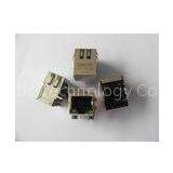 Custom 10/100base-T RJ45 Modular Jack With Transformer 1 x 1 Tab Down thumbnail-1