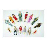 P30-14 Outdoor 1:30 Architectural Scale Model People Painted Figures 5.5cm thumbnail-1