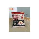 Eys-catching cardboard counter display for cosmetic products,eye slash beauty products display