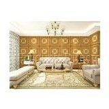 Custom Leather 3D Texture Wall Panel Interior Decoration Wall Cladding Light Weight and Durable thumbnail-1