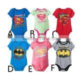 DACE Hot Selling Summer Fashion Customize Organic Cotton Baby Romper thumbnail-2