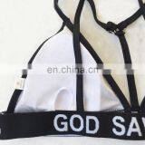 Black Cutout Crossed Wrapped 2pcs Bikini Swimsuit thumbnail-2