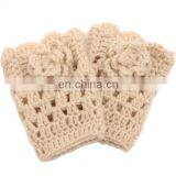 Winter Hand Crochet Short Boot Cuffs Christmas Gifts thumbnail-2