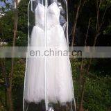 Transparent Pvc Bridal Dress Cover Wedding Dress Cover Clear Evening Dress Cover Long Gown Garment Bag thumbnail-2