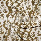 Fabric Indian Cotton Hand Block Print Dress Making Natural Print thumbnail-4