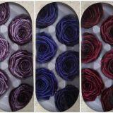 Wholesale Preseved Metallic  rose flowers for home wedding decor