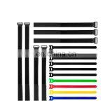 Reusable Self-locking Back to Back Hook and Loop Cable Tie