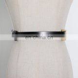 TWOTWINSTYLE Waist Sweat Belt For Women PU Patchwork Metal Chain Hollow Out Adjustable Streetwear thumbnail-3