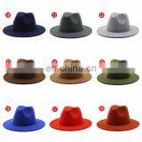 20 цветов для свободного выбора. Новые продукты. Классическая ретро федора. Зимняя теплый шляпа. Го́рра с плоским широким козырьком. Гаскет. Настроенная войлочная джазовая кепка thumbnail-4