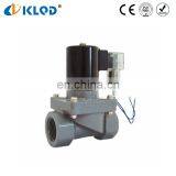 CPVC Material 1/2 Size DC24V Alkali Solenoid Valve 24V thumbnail-2