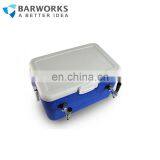 40L Draft Keg Twin Stainless Coils Jockey Box Double Faucet Draft Beer Cooler thumbnail-5