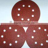 Red Sanding Disc / For Plaster / High Quality Sanding Paper