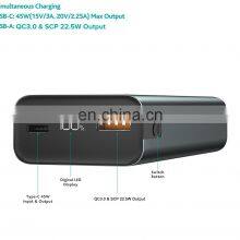 IBD 2021 Wholesale 15000 Mah Alluminum Alloy + PC Custom OEM Logo Portable Power Bank For Macbook thumbnail-2