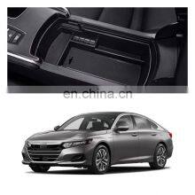 Interior Accessories Parts Silicone Armrest Rest Storage Box Center Control Console Organizer Tray For Honda Accord 2018-