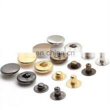 Wholesale Custom Made Iron/stainless Steel Silver Metal Snap Buttons
