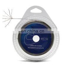 Amazon New Product 10m/Spool 7 Weaves Braided Sea Trolling Boat Fishing Line Steel Fishing Line