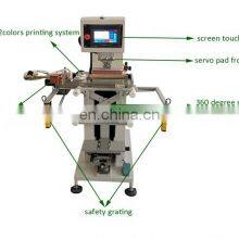 Semi-auto Two Colors Rotary Beer Plastic Crate Basket Pad Printing Machine thumbnail-3