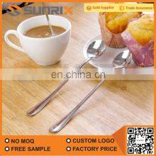 High Quality Long Handle Round Shape Stainless Steel Coffee Stirring Spoon thumbnail-2