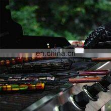 Portable Stainless Steel BBQ Tool Set Grilling Baskets for Fish Chicken and Onion thumbnail-3