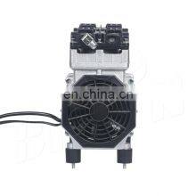 Bison China 220v High Quality Portable Twin Cylinder Piston Type Oilless Silent Compressors Oil Free Head Of Compressor thumbnail-3