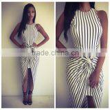 Latest Dress Designs Sexy Slim Halter Dress Ladies Evening Dress thumbnail-2