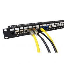 1U 24 Port Thin Shielded Blank Patch Panel thumbnail-2