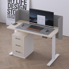 Standing Desk- Adjustable Hand Lift Table Frame for Home Office - Linear Actuator for Enhanced Comfort & Productivity - Modern Living Room Furniture thumbnail-4