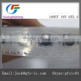 Hot Sales Capacitors 100UF 16V 6X5.4 thumbnail-1