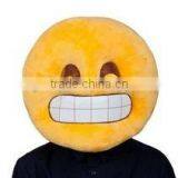 FREE SAMPLE Emoji Mask/emoji Plush Plush Stuffed Toy/smile Face Mask thumbnail-1