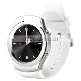 GSM smart watch phone G3 with round panel/touch display/heart rate/round watch phone