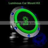 Magnetic Car Mount Stainless Steel Metal Anti-slip Stand Cell Phone Holder thumbnail-1