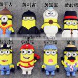 (Cute) Fashion Cosplay Silicone PVC Power Bank Minions Cute Power Bank Despicable Me Power Charger