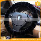 Fashion Wool Cloth With Soft Nap Steering Wheel Cover thumbnail-4