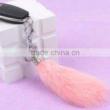 Wholesale Price Competitive 2015 Natural Fox Fur Tail / Dye Color Fox Tail Fur Keychain thumbnail-3