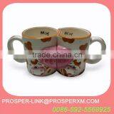 Ceramic mug/valentine ceramic coffee mug/ceramic milk mug